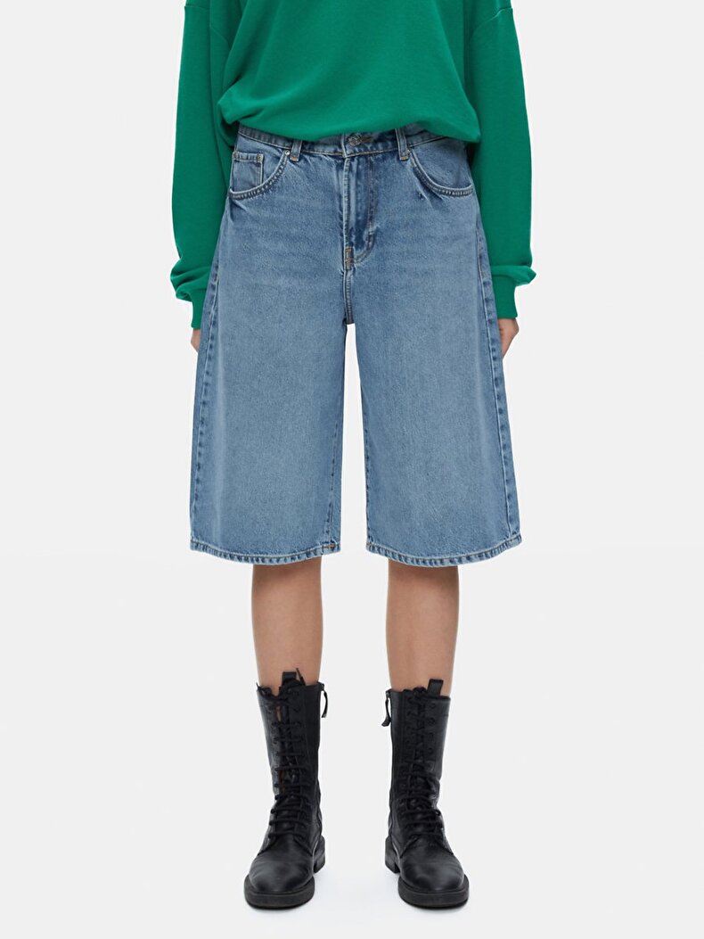 Lexıne Baggy Jean Bermuda