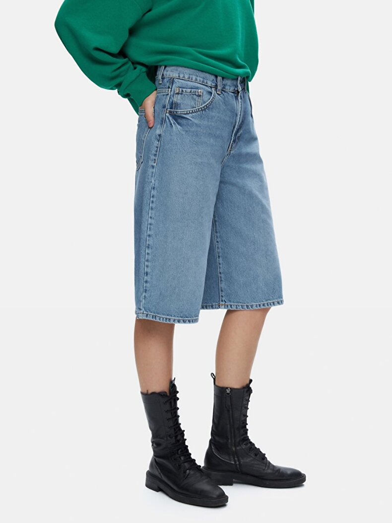 Lexıne Baggy Jean Bermuda