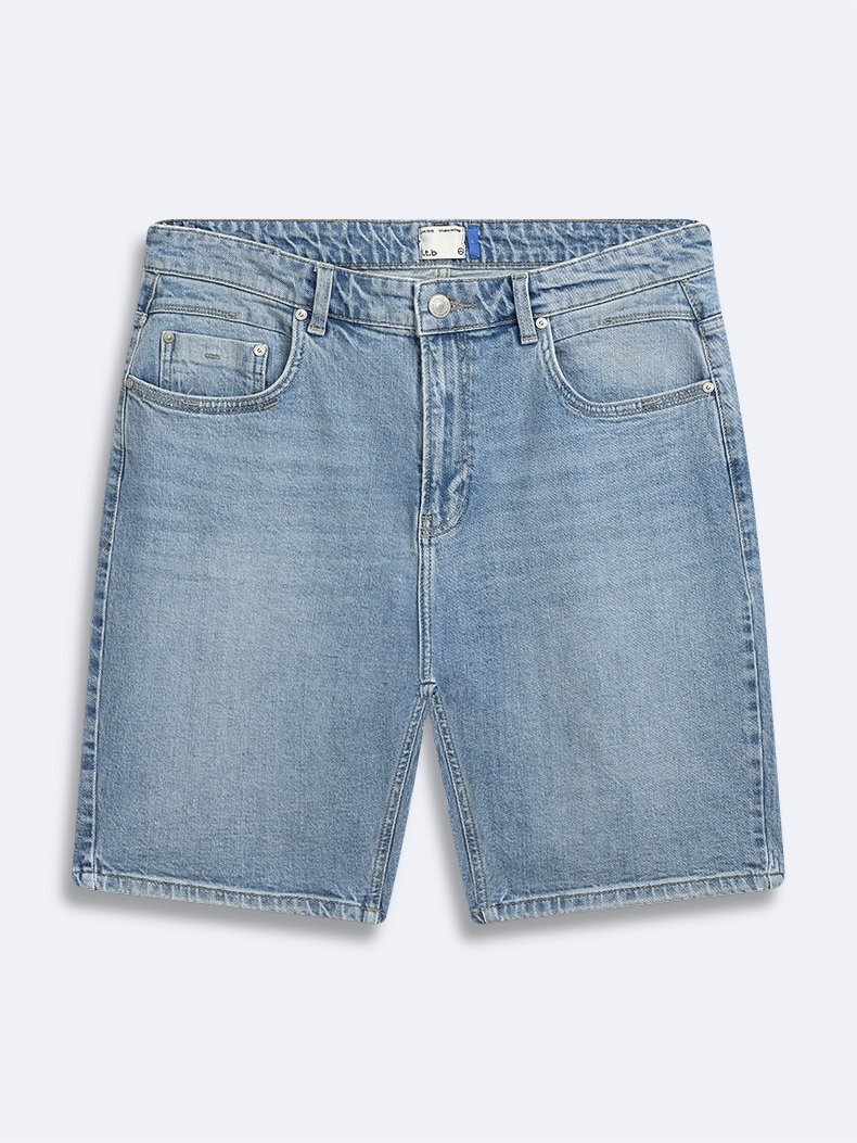 Olivian Comfortable Cut Orta Bel Jean Bermuda