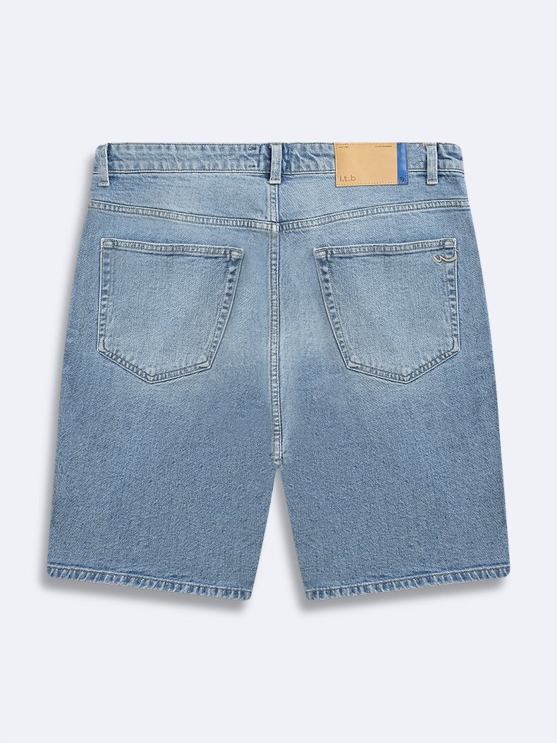 Olivian Comfortable Cut Orta Bel Jean Bermuda