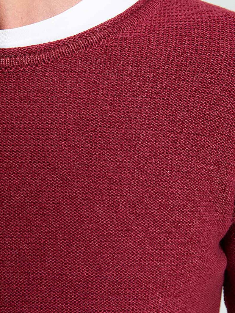 Long Sleeve Red Pullover