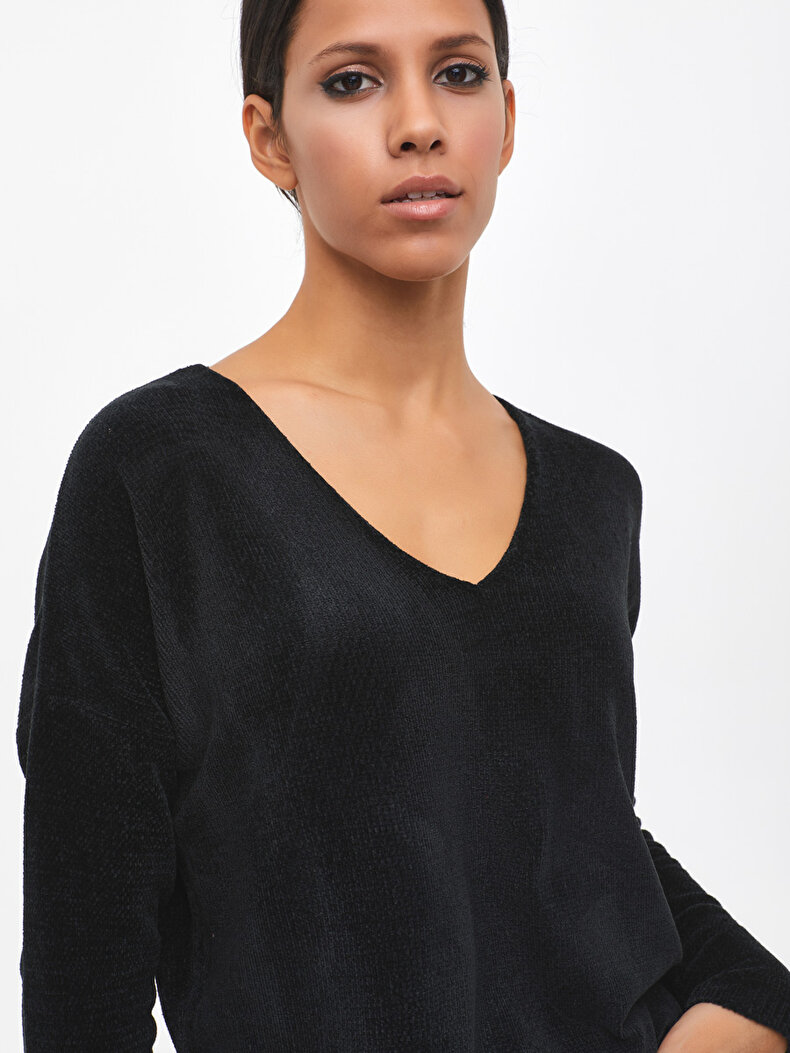 Schwarz Pullover