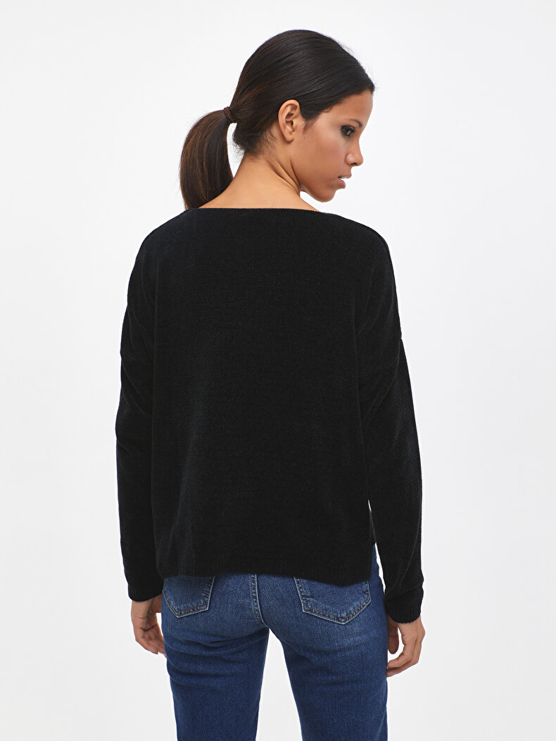 Schwarz Pullover