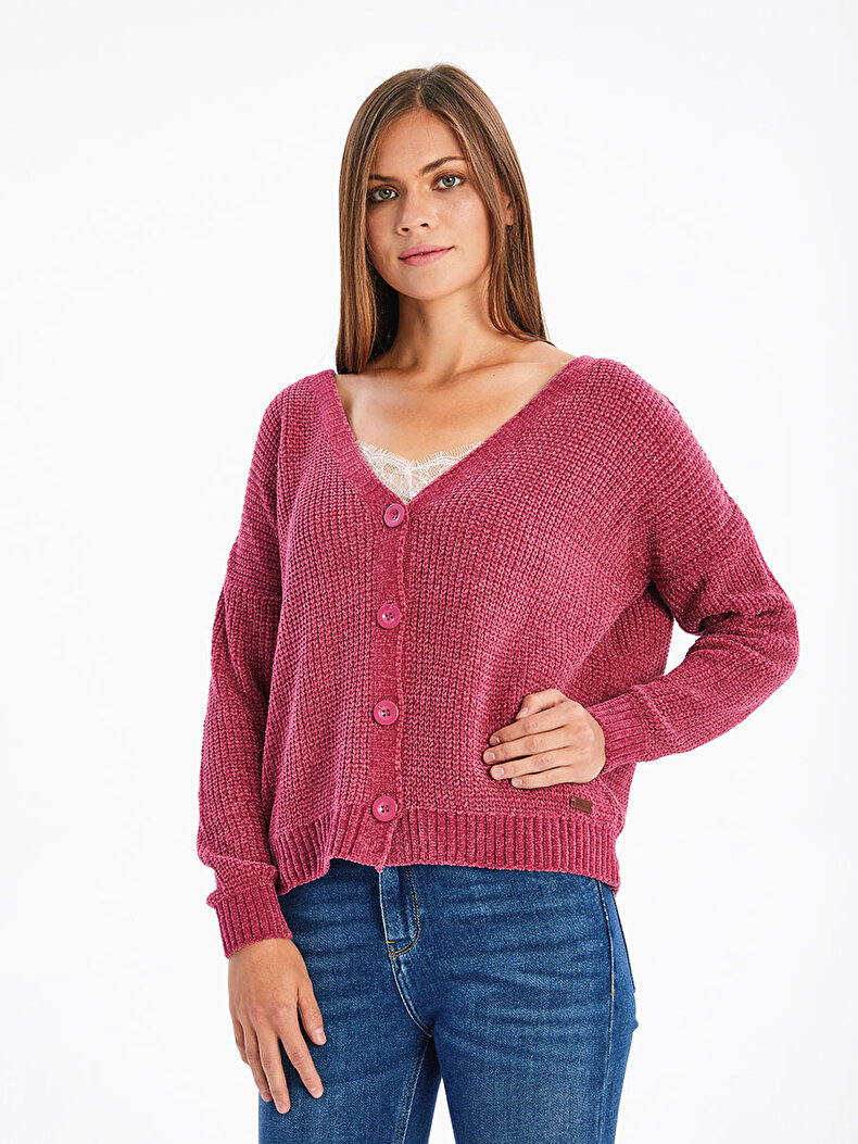 PINK STRICKJACKE 