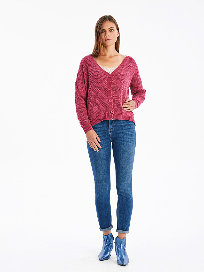 PINK STRICKJACKE 