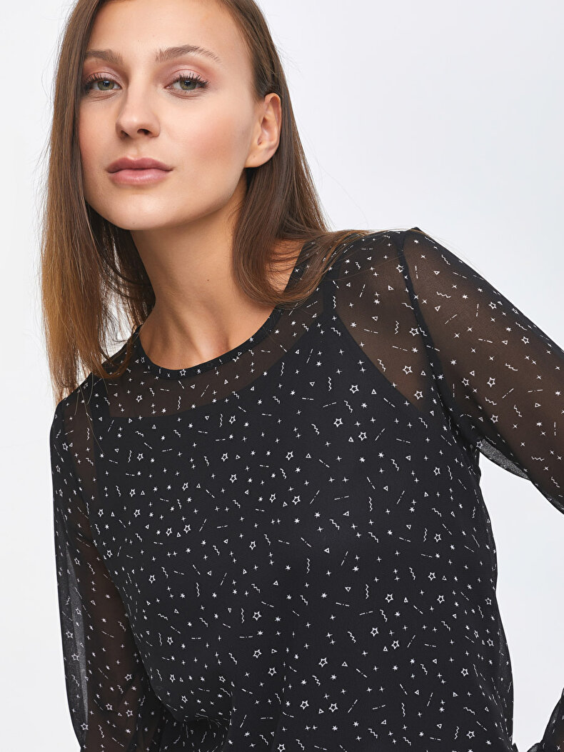 Zwart Blouse