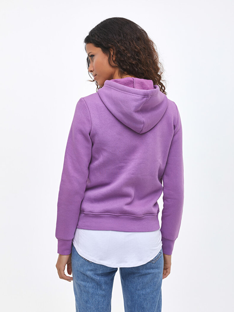 LILA STRICKJACKE 
