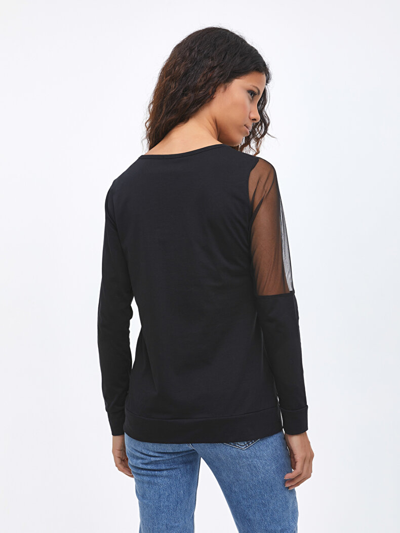 Zwart Sweatshirt