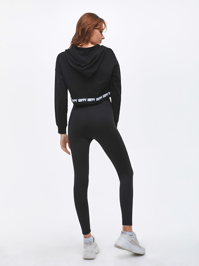 SCHWARZ STRICKJACKE 