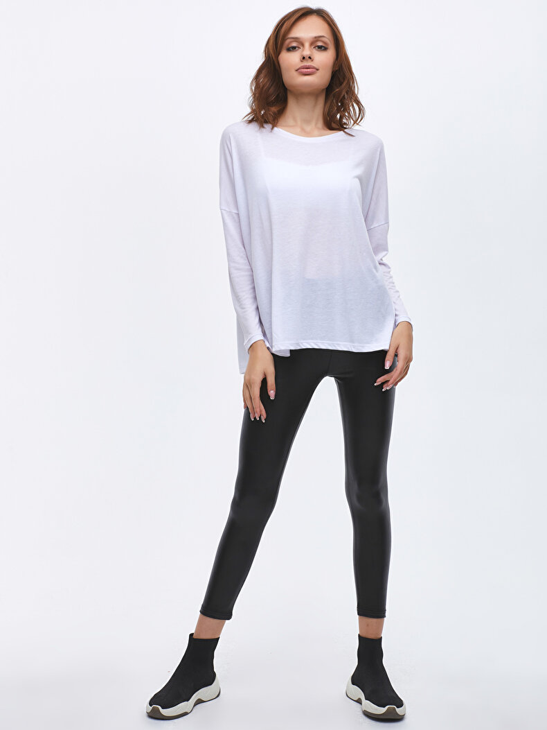 Schwarz Legging