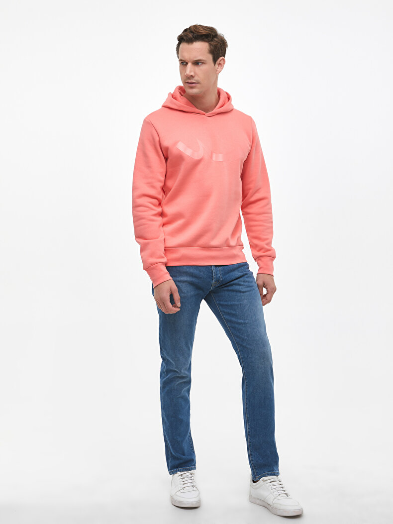 Ltb Logo Roze Sweatshirt