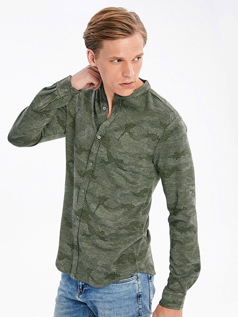 Groen Overhemd