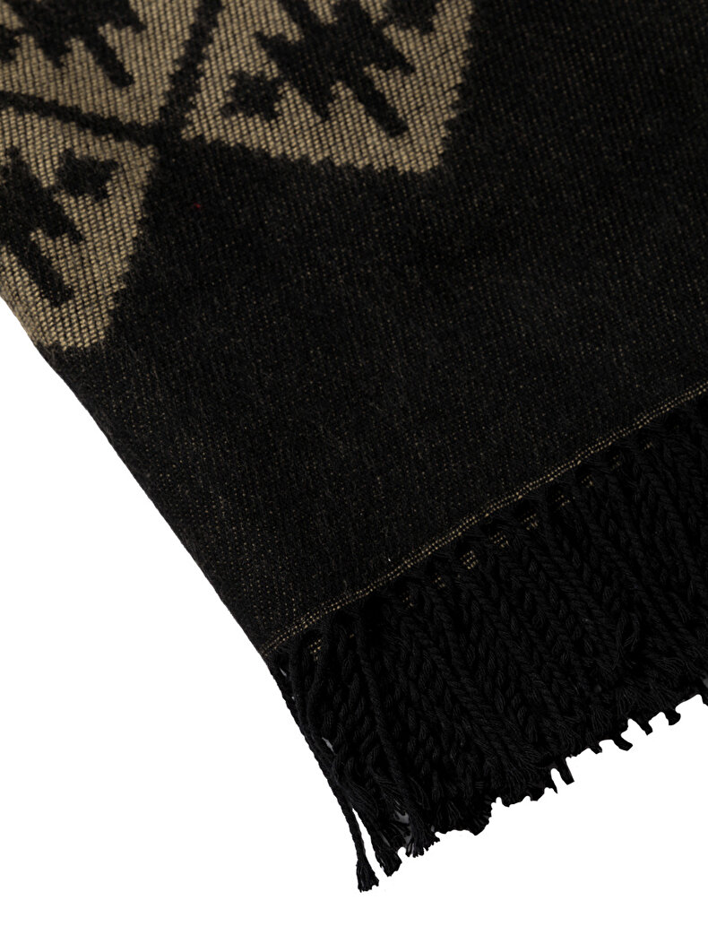 Schwarz Poncho