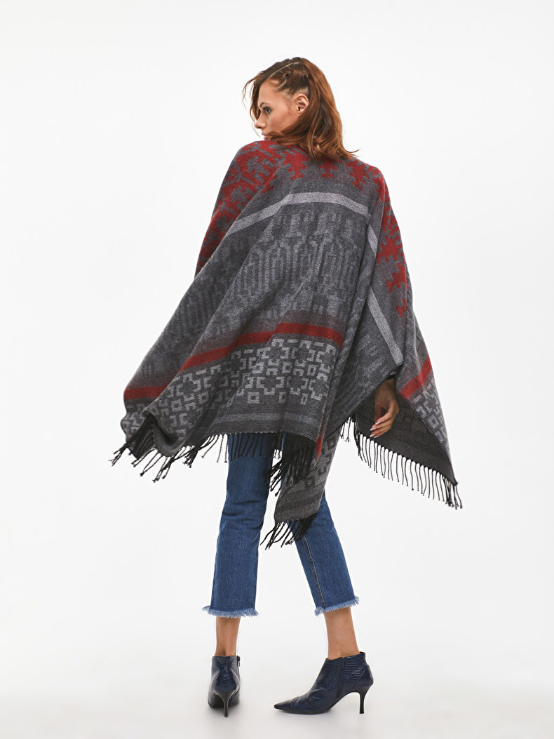 MULTICOLOR PONCHO 