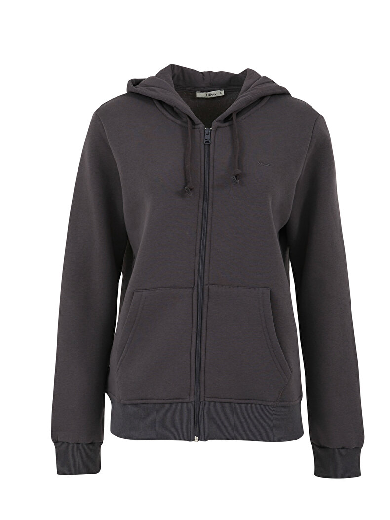 Anthrazit Strickjacke