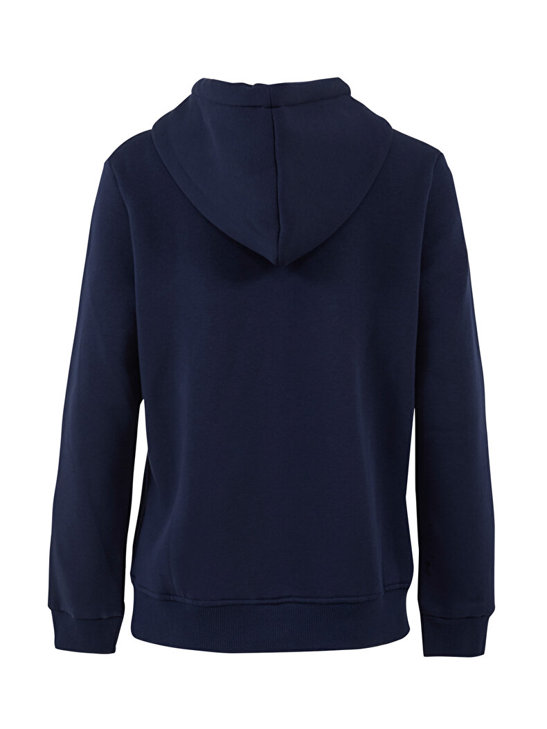 Dunkelblau Strickjacke