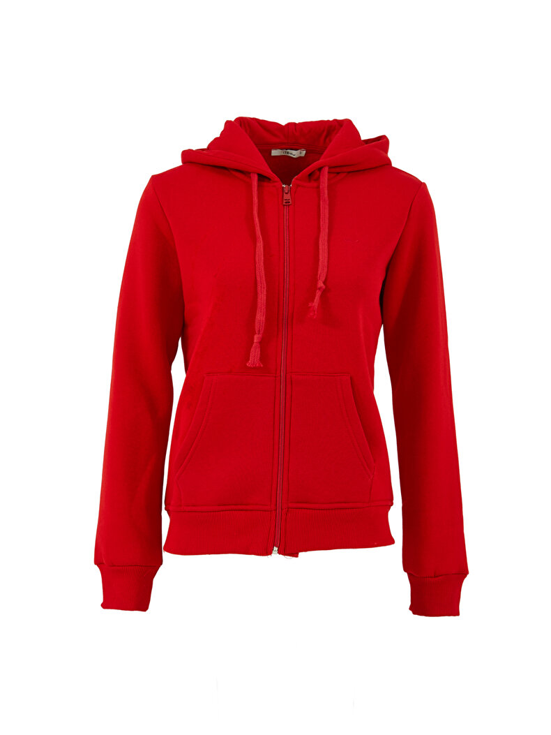 Rot Strickjacke