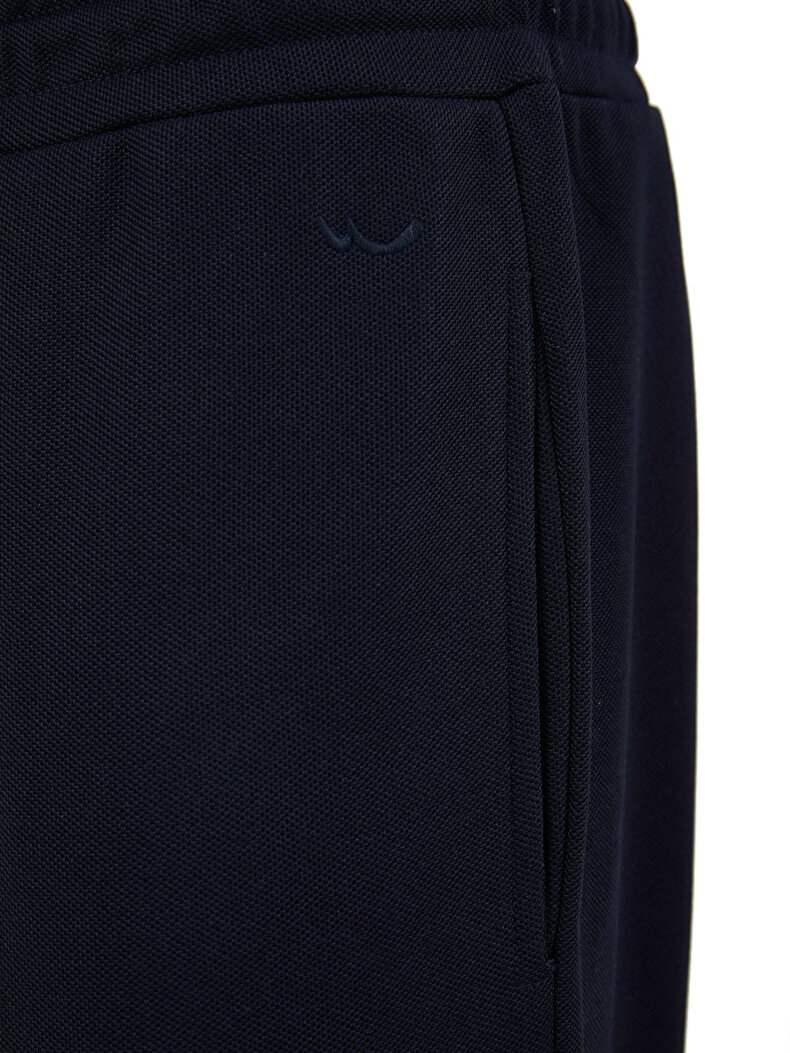 With Pockets Skinny Navy Tracksuit