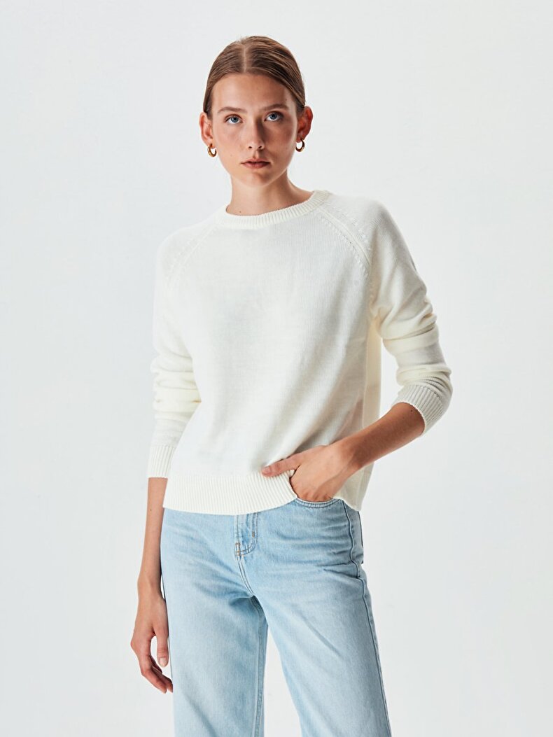 Crew Neck White