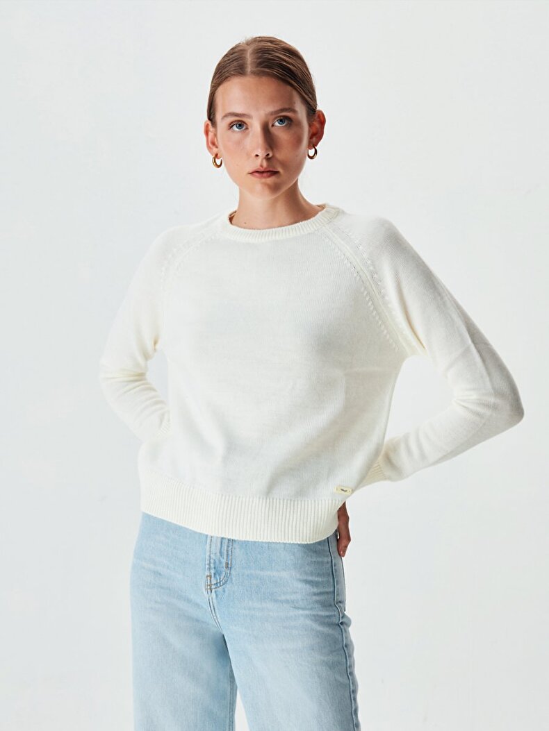 Crew Neck White