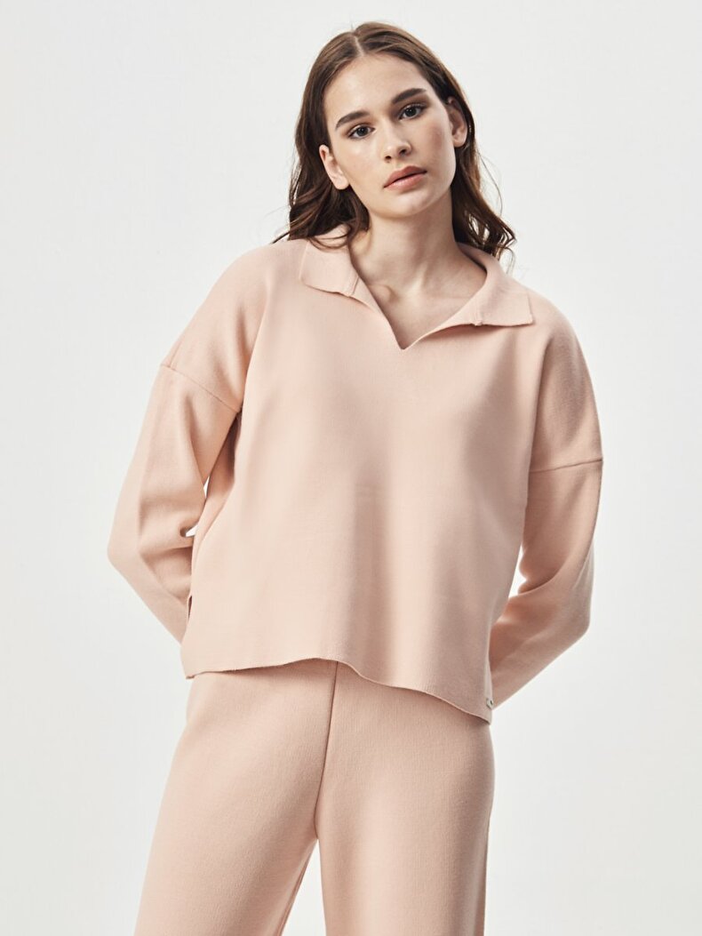 Polo Pink Pullover