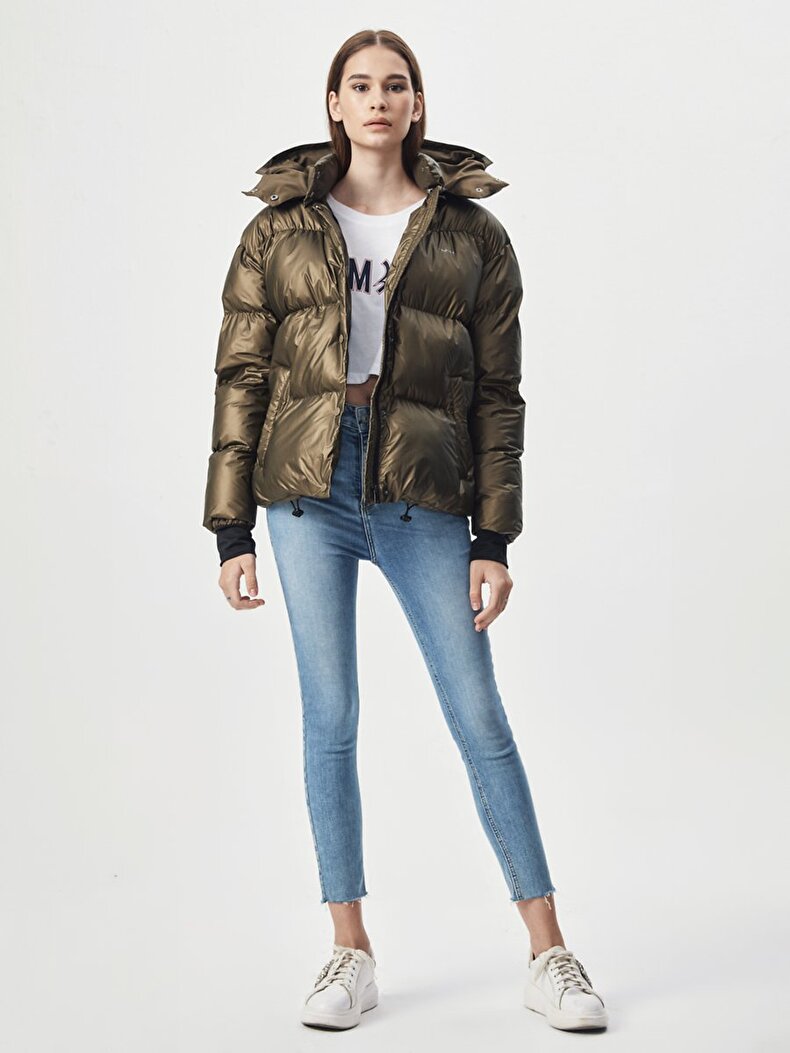 Puffer Groen Gemonteerd
