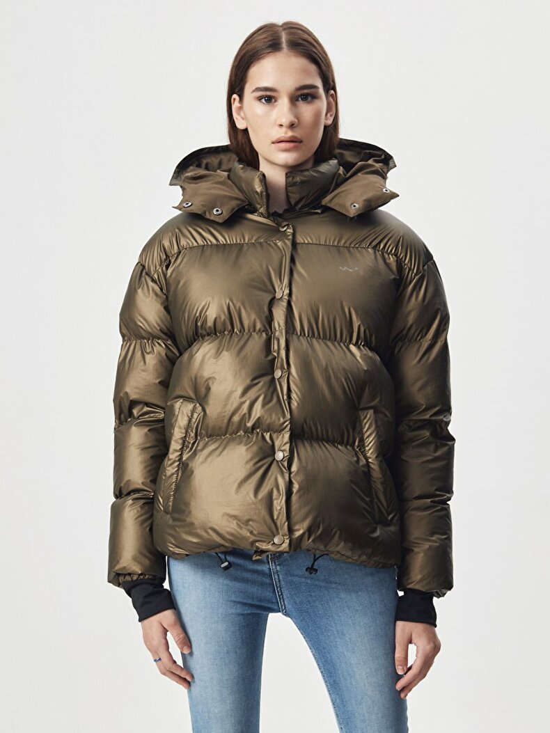 Puffer Groen Gemonteerd