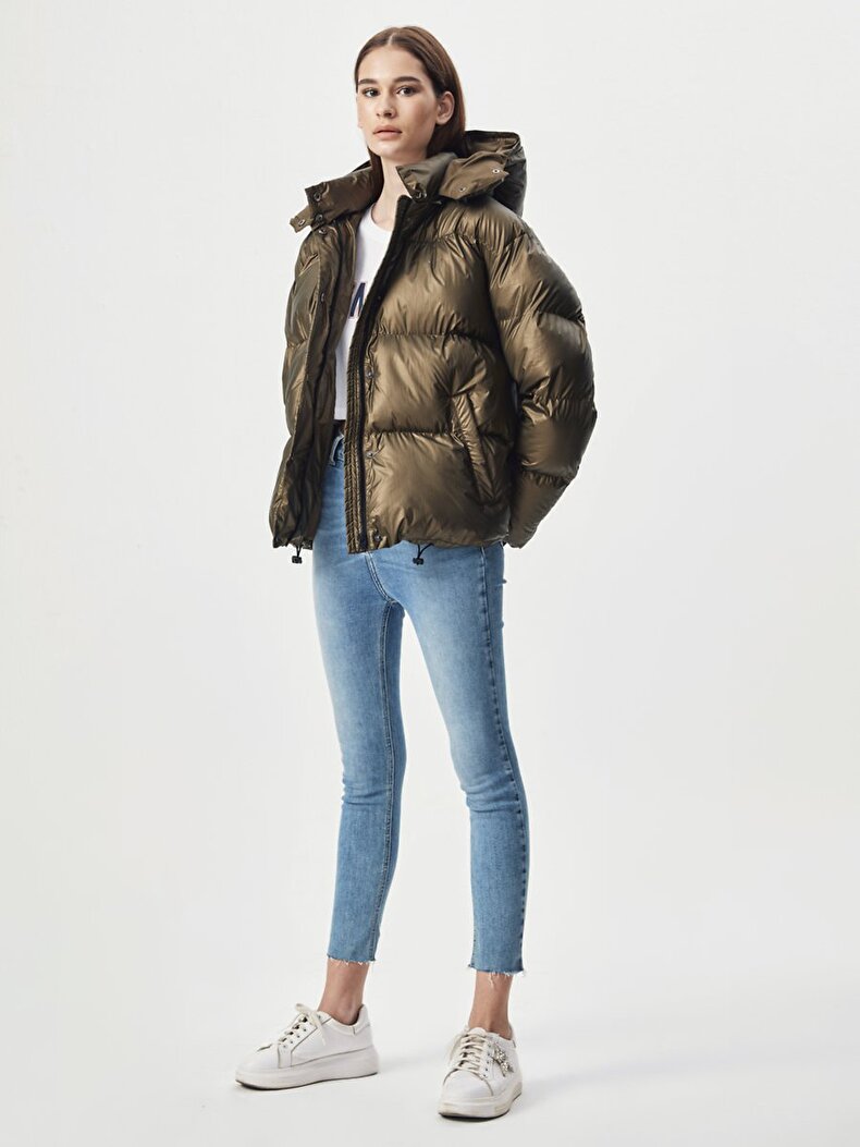 Puffer Groen Gemonteerd