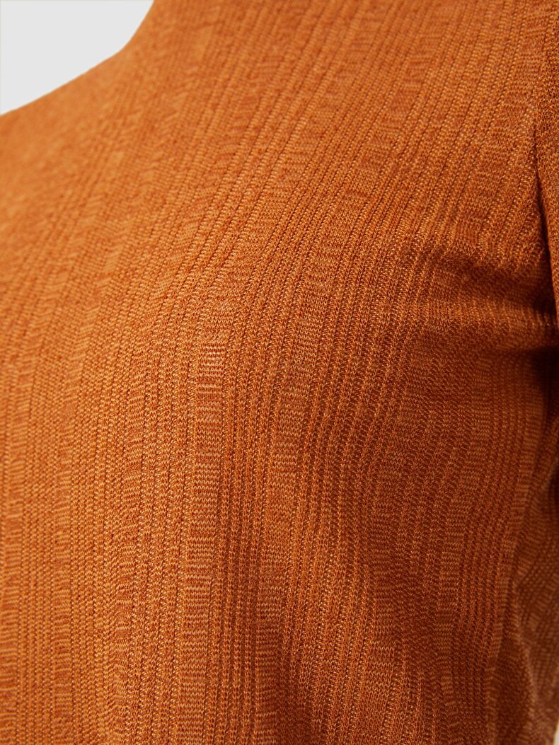 Long Sleeve Brown Sweatshirt