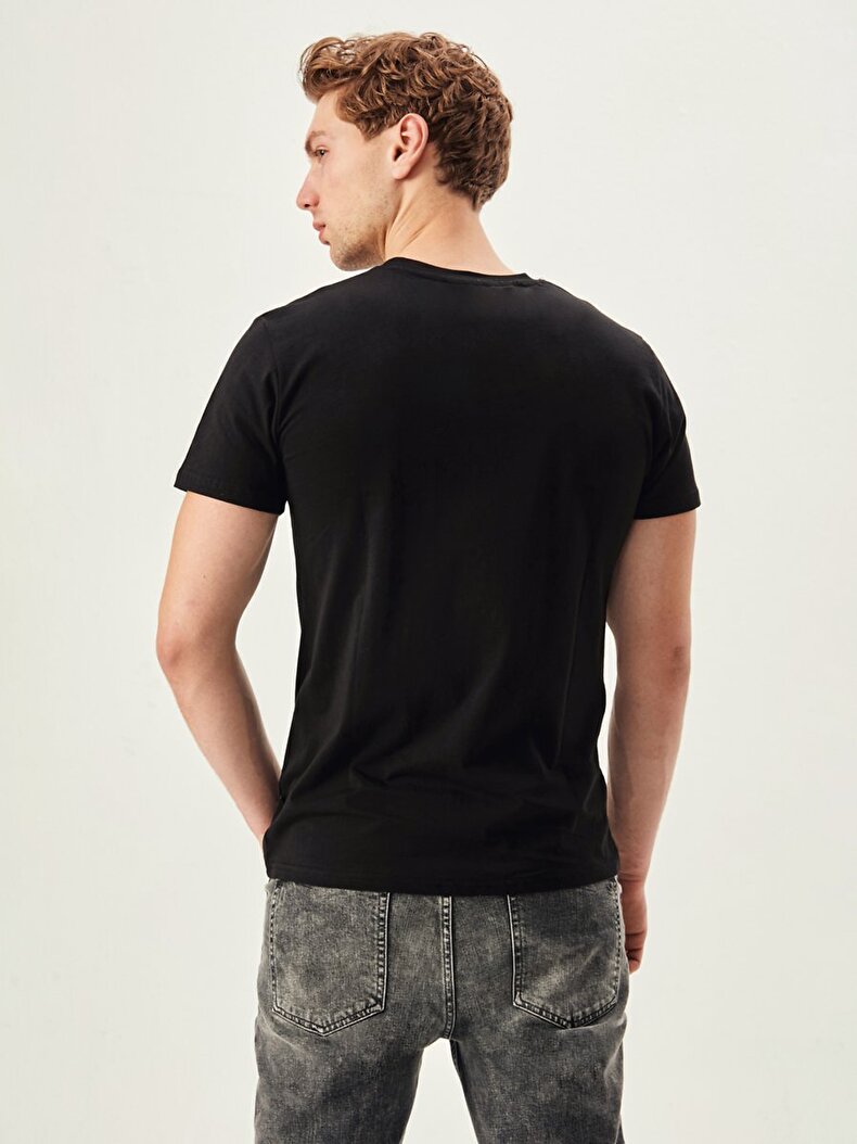 Crew Neck Schwarz T-shirt