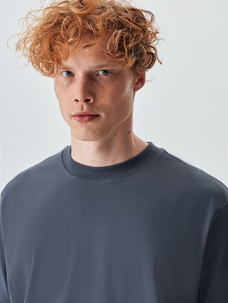 Crew Neck Anthrazit T-shirt