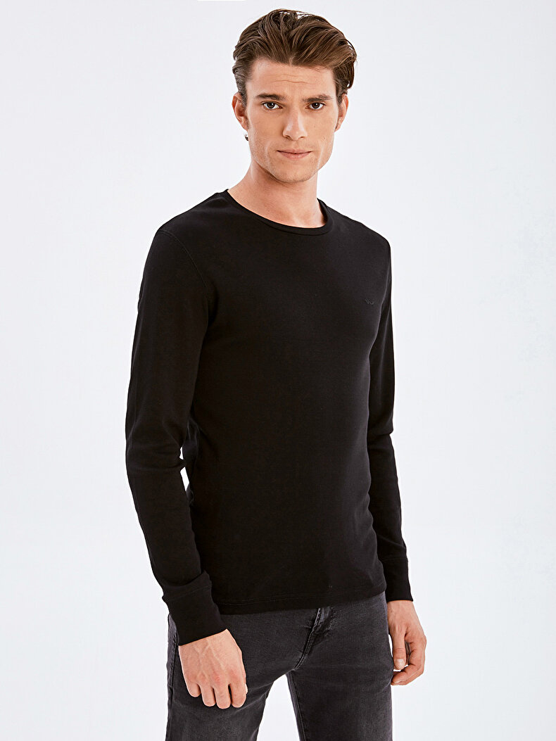 Round Collar Black