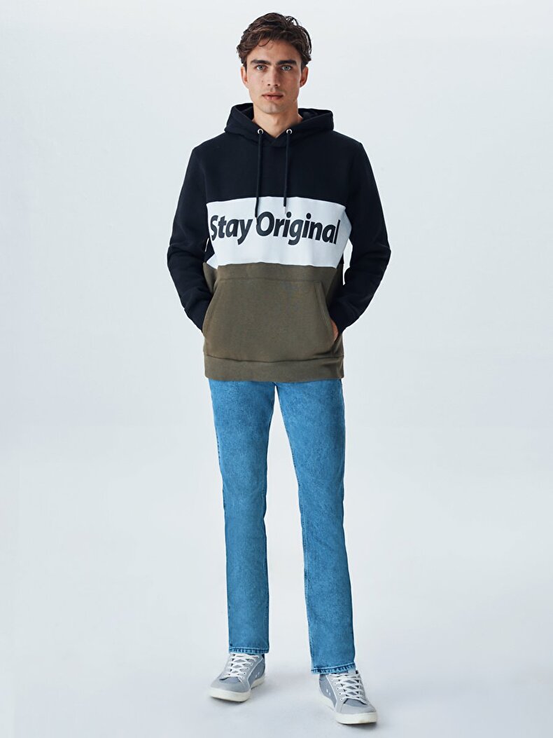 Striped Print Sweatshirt