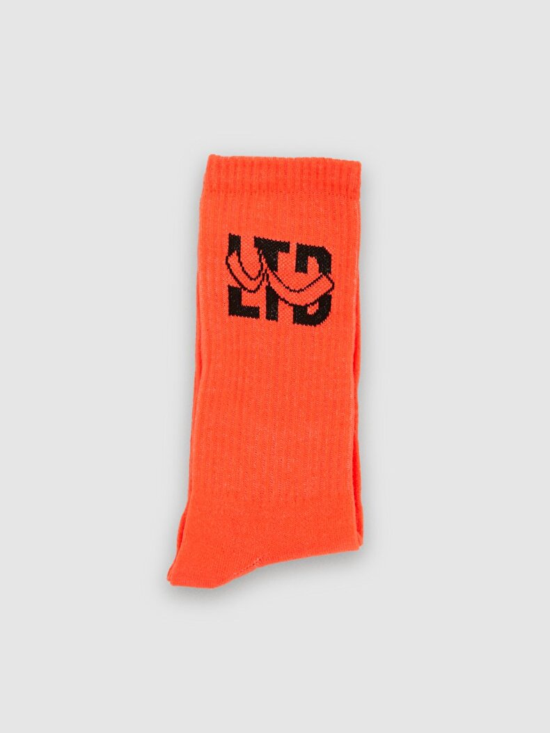Ltb Logo Socket Orange Socks