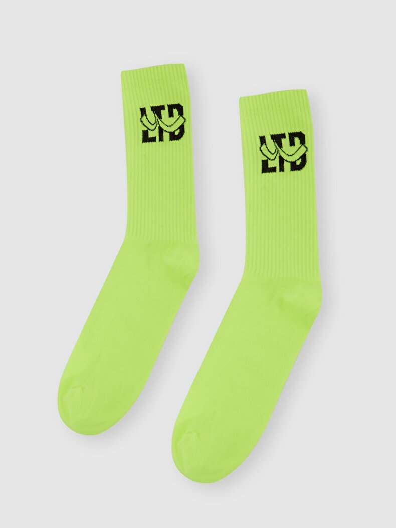 Ltb Logolu Soket Yeşil Çorap