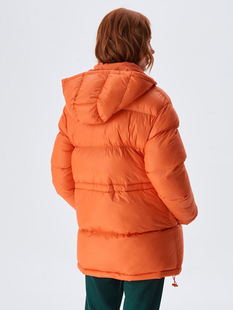 Puffer Orange Coat