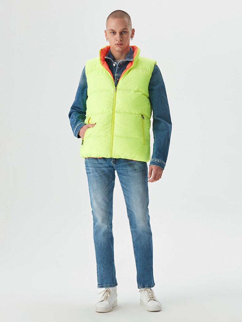 Neon Puffer Purple Vest