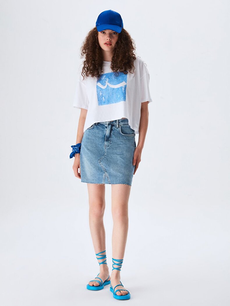 Dolman Sleeve Weiss T-shirt