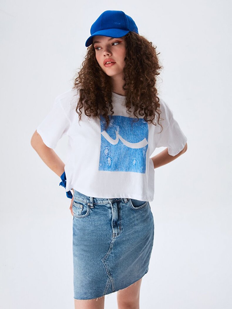 Dolman Sleeve Weiss T-shirt