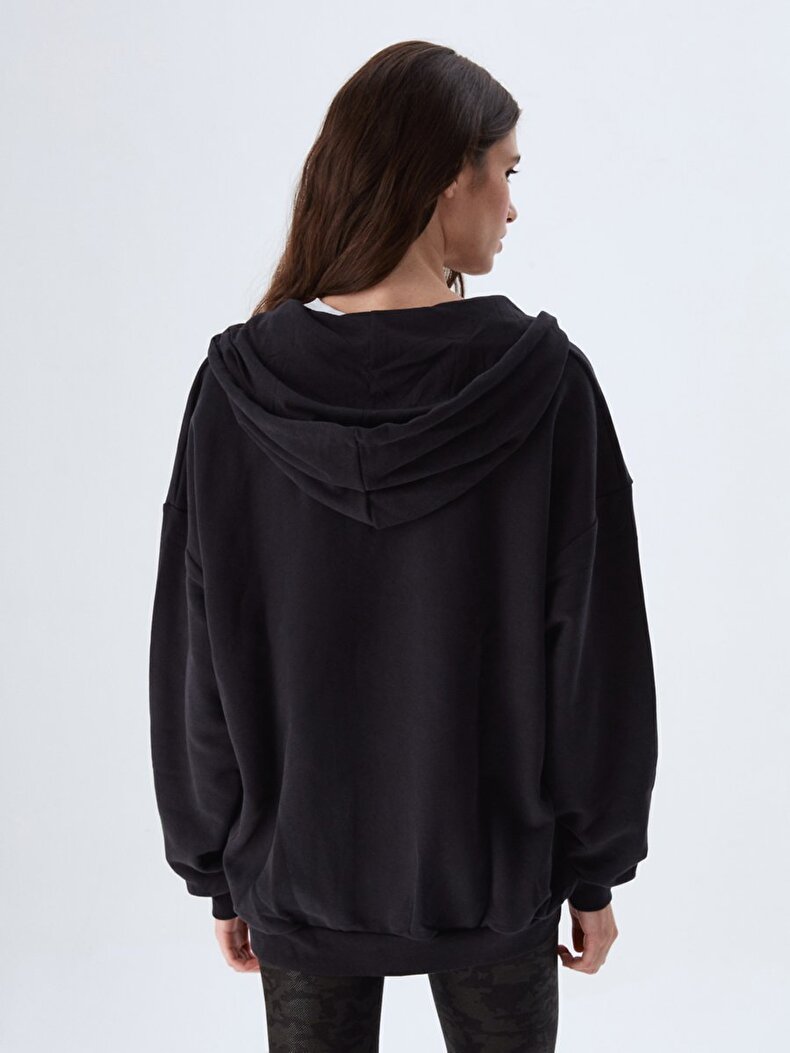 Long Sleeve Black Sweatshirt