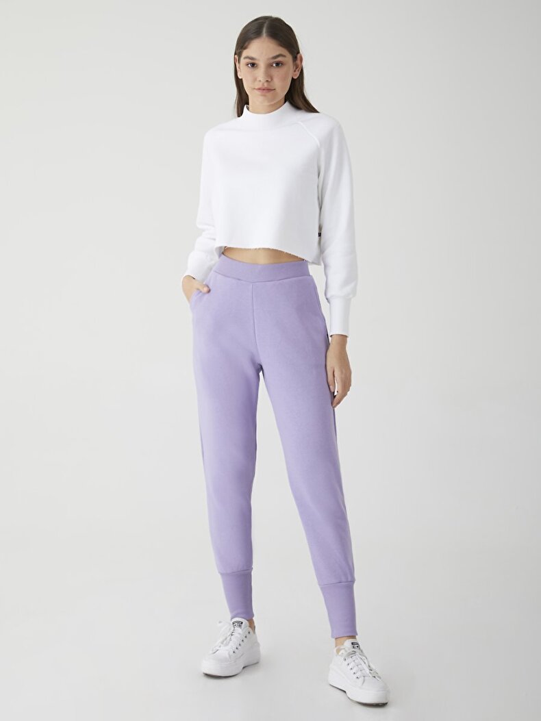 Skinny With Pockets Lilac Tracksuit