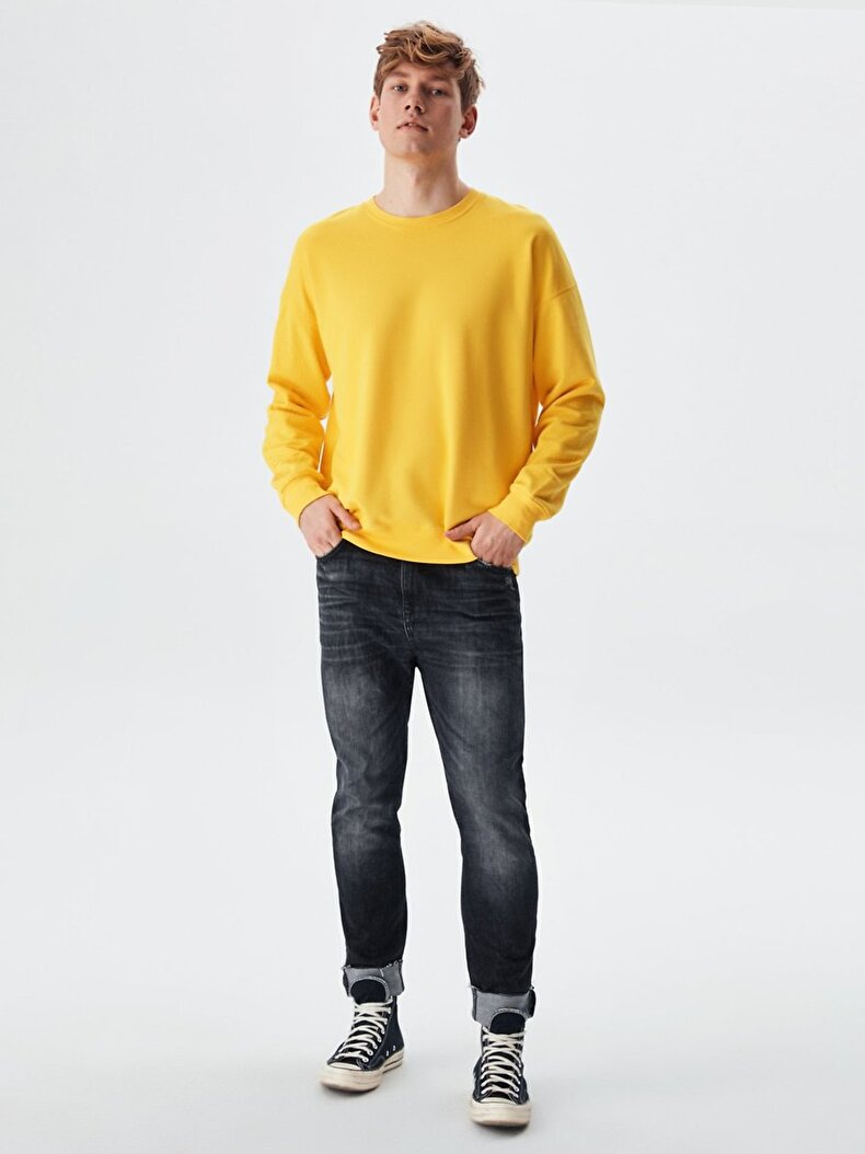 Crew Neck Yellow