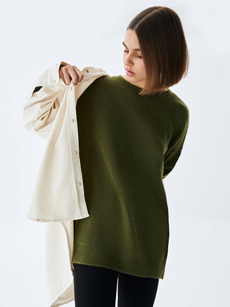 Knitwear Green Pullover