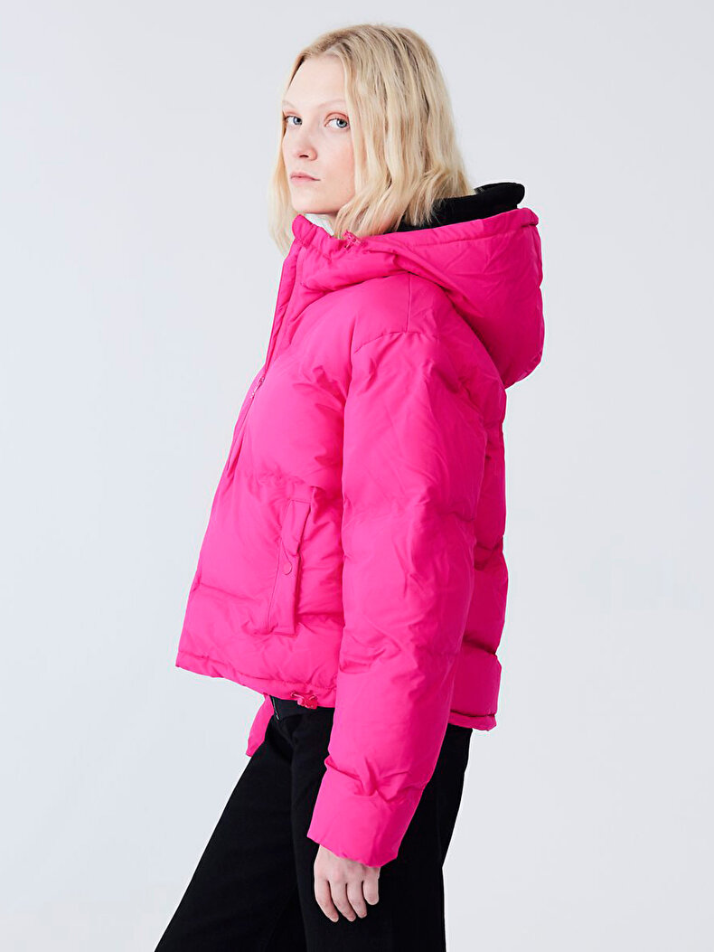 Puffer Short Pink Coat