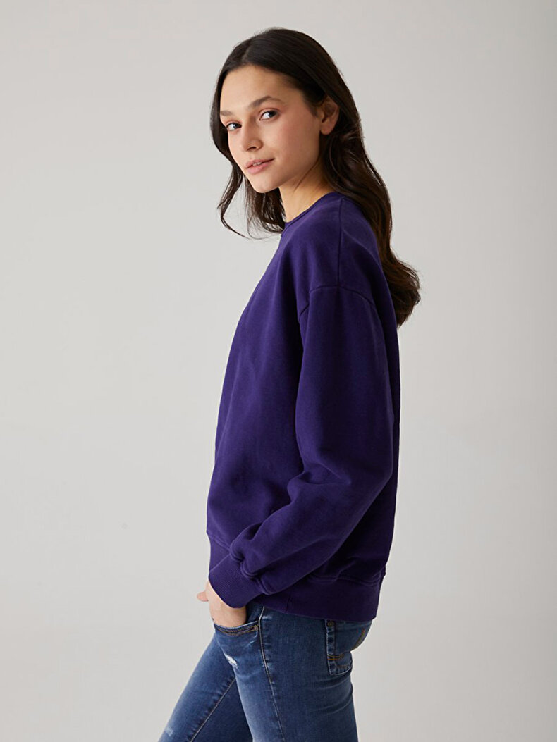 Dunkelblau Sweatshirt