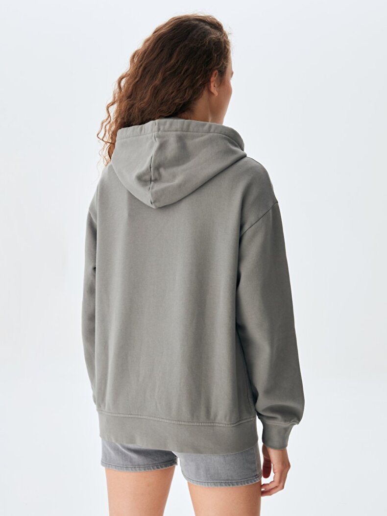 Dunkelgrau Sweatshirt