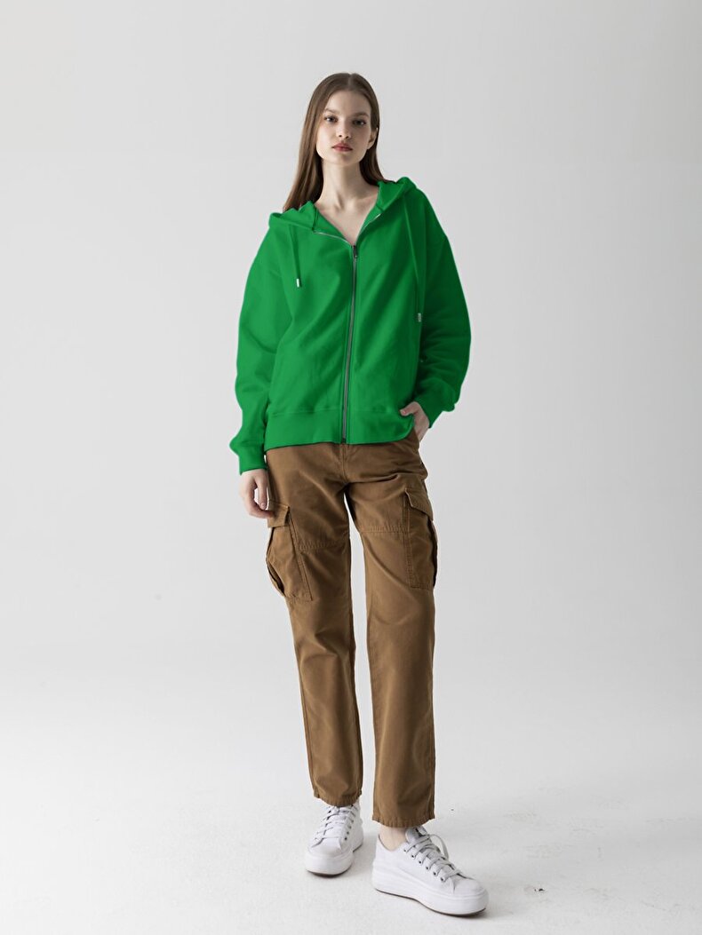 Grün Sweatshirt