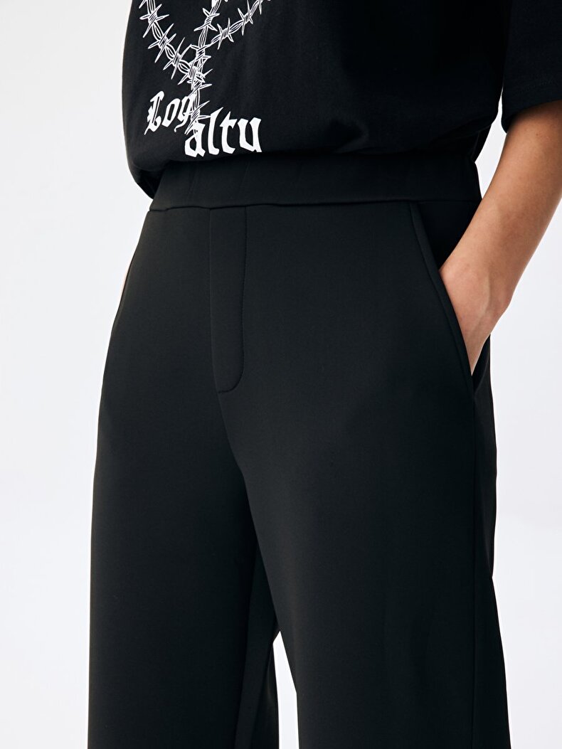 Tracksuit Short Jogger Black Trousers