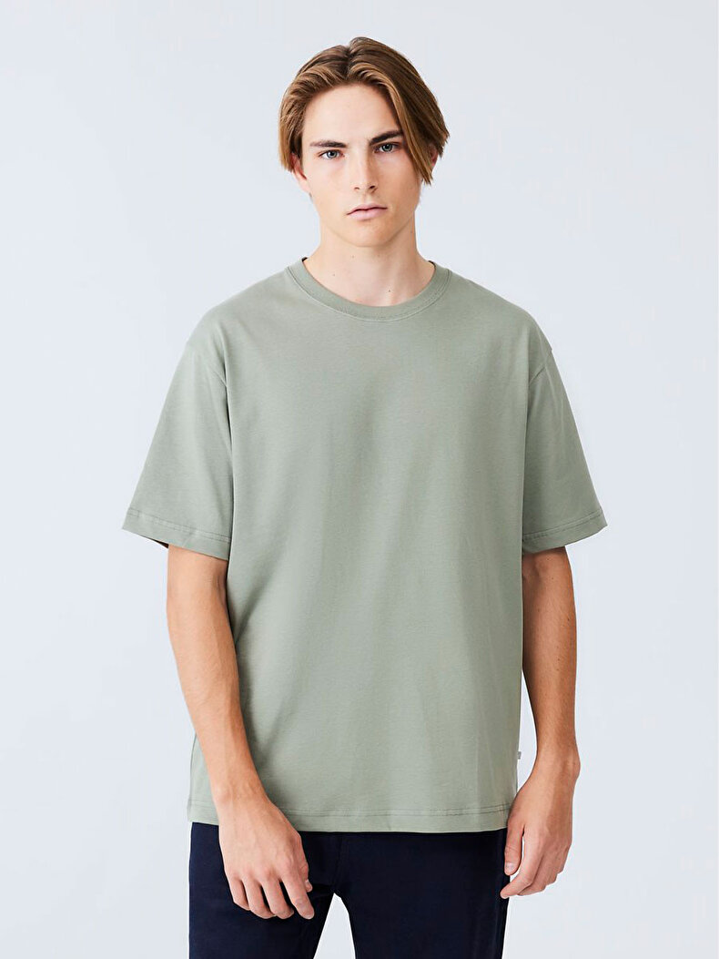Basıc Regular Fit Gri T-shırt