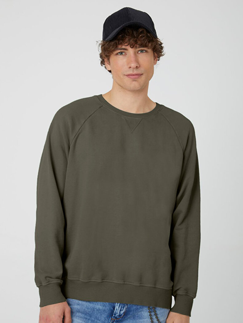 Grün Sweatshirt